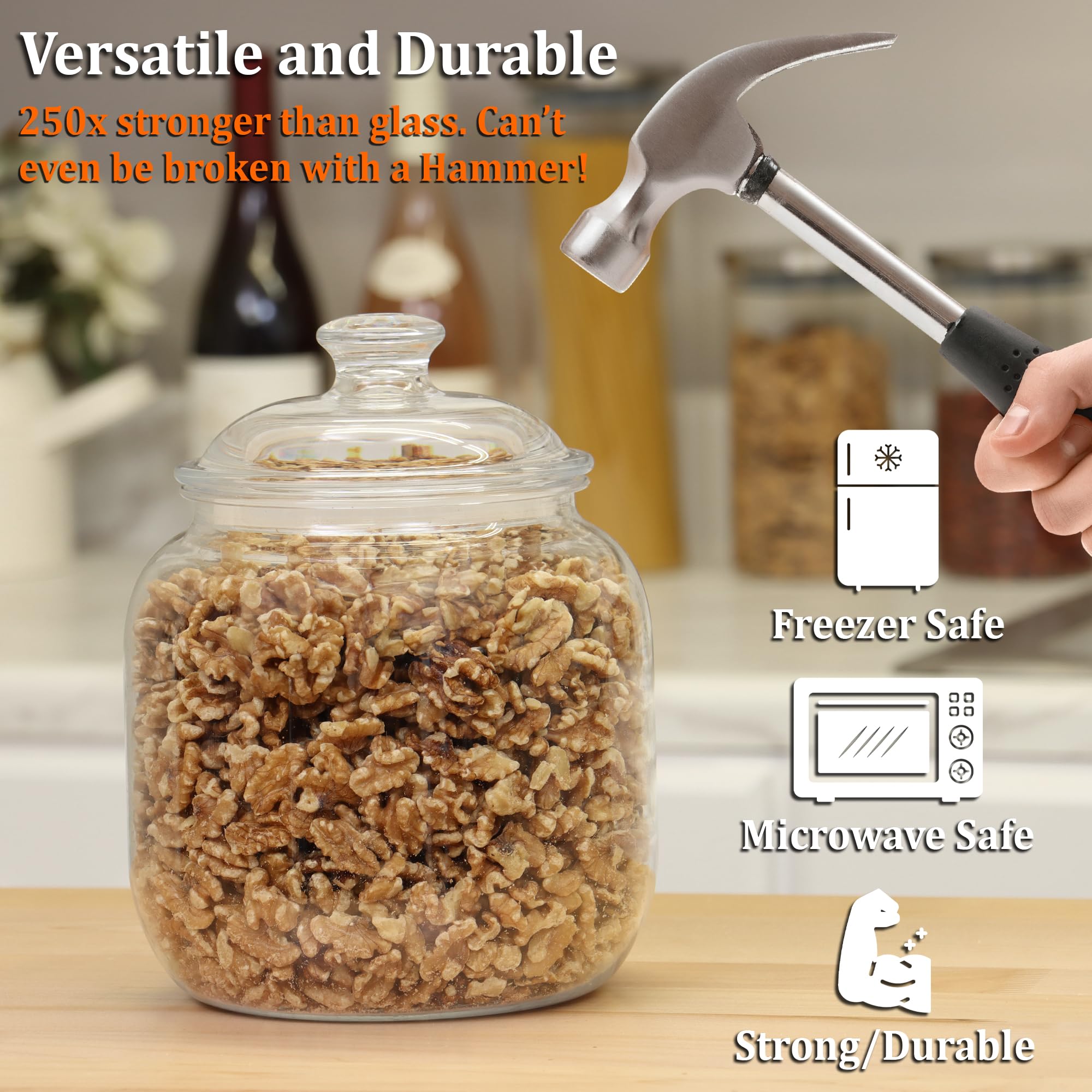 Amazon.co.jp: JOEY'Z 120オンス / 3.7L - アクリル気密キャンディ